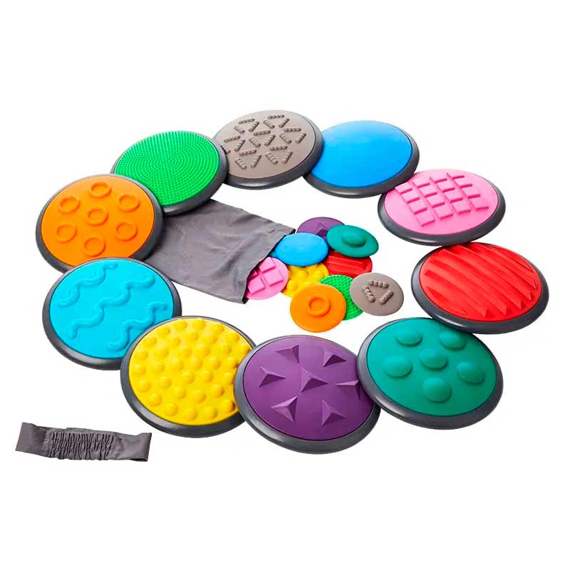 Juegos de sensaciones plantares y táctiles
