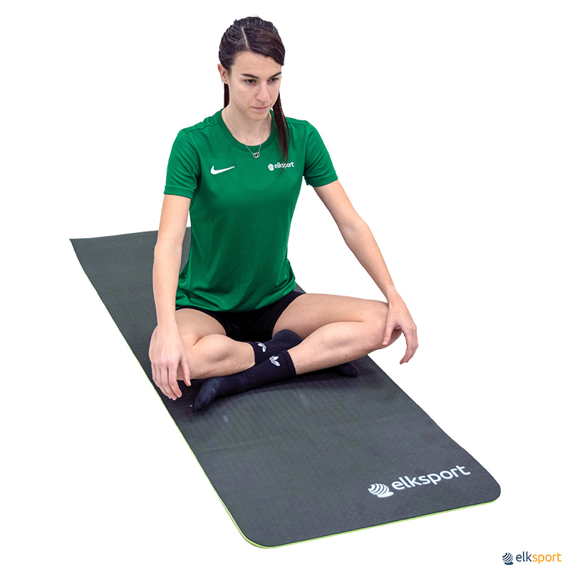 IUGA - Colchoneta de yoga ecológica con líneas de alineación, tirante de  transporte incluido, colchoneta antideslizante de TPE para todo tipo de  yoga