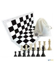 Juego ajedrez con bolsa de lana