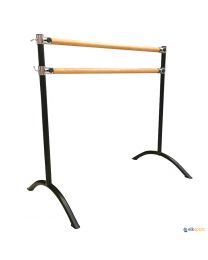 Barra de ballet portátil doble