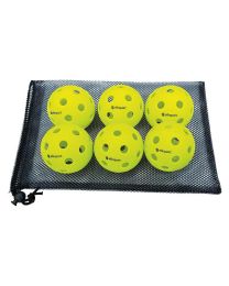 Bolsa 6 pelotas pickleball 26 perforaciones