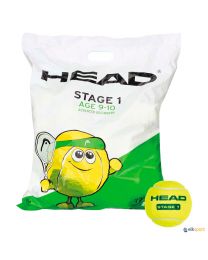 Pelota tenis Head TIP verde