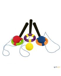 Colores juego lanzar y coger de espuma