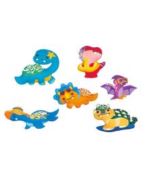 Dinosaurios para juegos de buceo