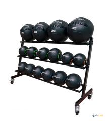 Estantería móvil para balones medicinales
