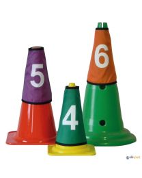Fundas numeradas para conos