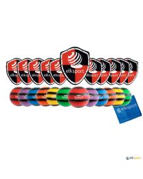 Conjunto de escudos y pelotas de espuma 
