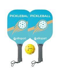 Palas y pelota de pickleball