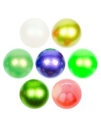 Pelota rítmica Tecnocaucho Glitter en 7 colores