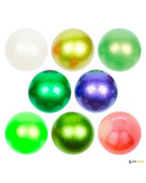 Pelota rítmica Tecnocaucho Glitter en 8 colores