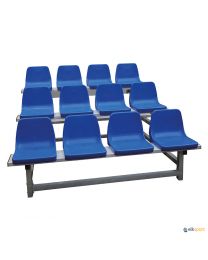 Grada desmontable con asientos 