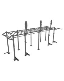 Rack funcional modular de 4 secciones