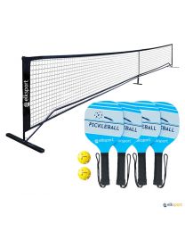 Red, palas y pelotas pickleball