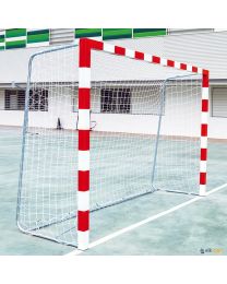 Redes de balonmano y fútbol sala de polipropileno blancas