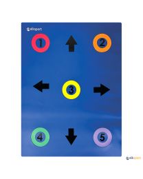 Tapiz de velocidad - agilidad con círculos