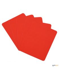 Tarjetas de árbitro rojas