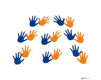 Juego de manos señalética