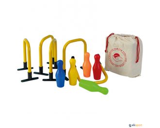 Conjunto de arcos y bolos