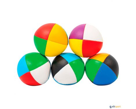 Juego De 12 Pelotas De Malabares De Cuero PU Suave – Impermeables, Con Relleno De Granulado – Tamaño 67 Mm – Perfectas Para Niños Y Principiantes
