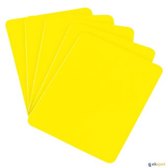 Comprar tarjetas de árbitro amarillas