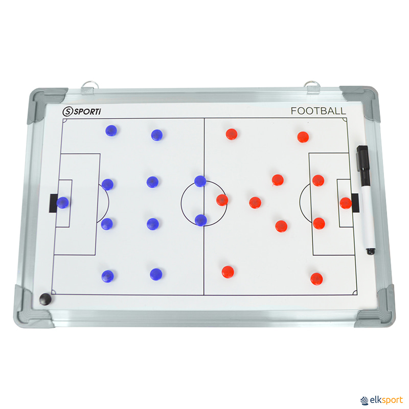 Pizarra magnética - Fútbol - 90 x 60 cm - Libros - Equipo de entrenamiento  - Área club
