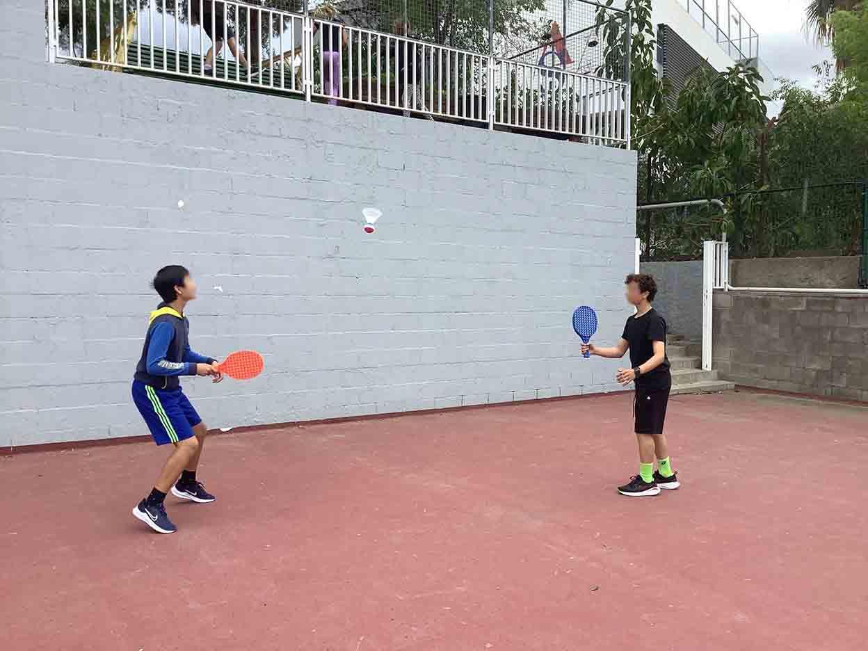 Shuttleball por parejas