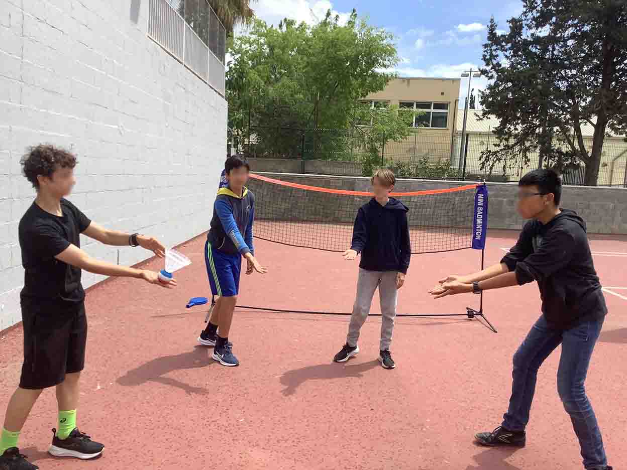 Shuttleball en grupo