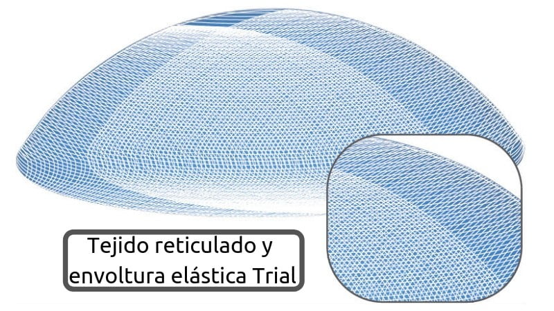 Tejido reticulado semiesfera Galápago T3 Trial