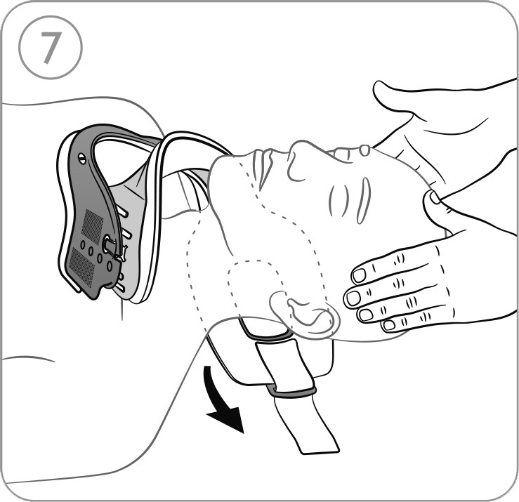 Instrucciones de uso collarín cervical Laerdal Stifneck Select - Paso 7