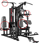 Máquina de musculación BH TT4 4 estaciones