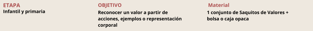 El saquito secreto
