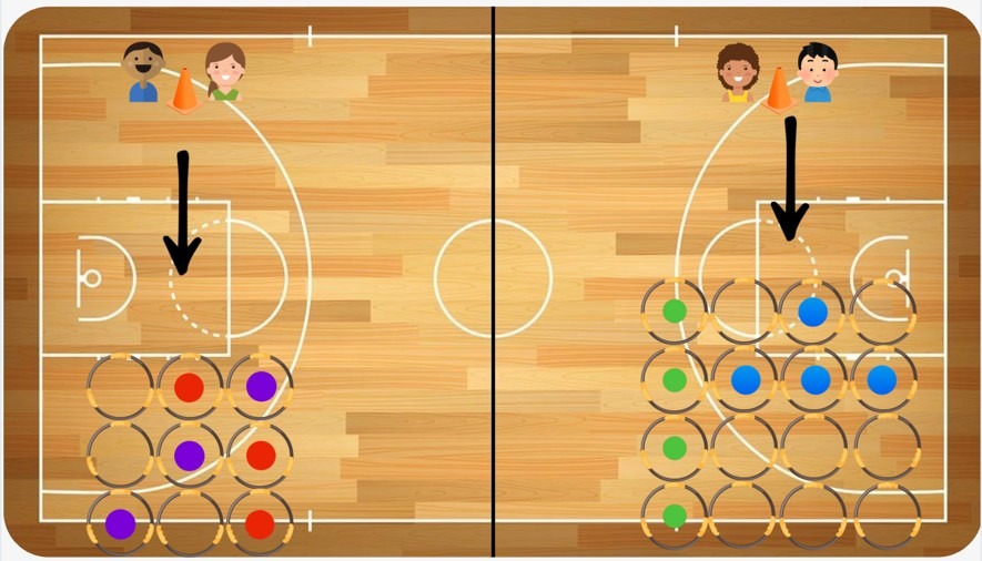 tablero de juego tres y cuatro en raya